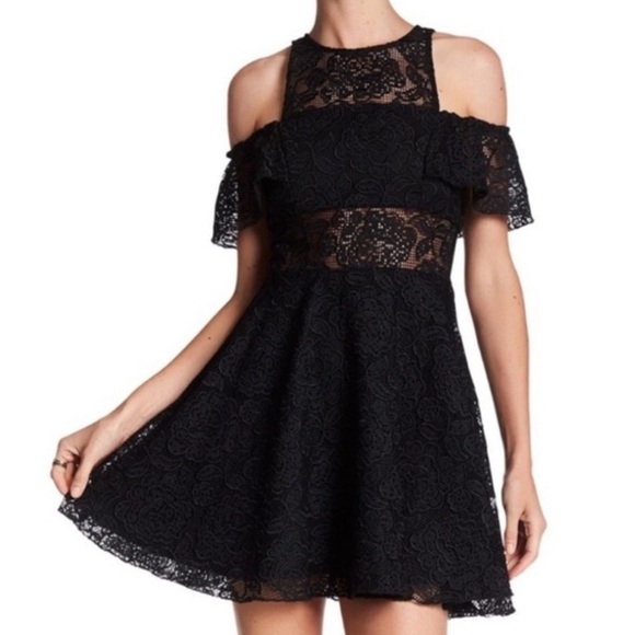 Jay Godfrey Curtis Floral Mini Lace Fit and Flare Dress Size 4 - Picture 1 of 4